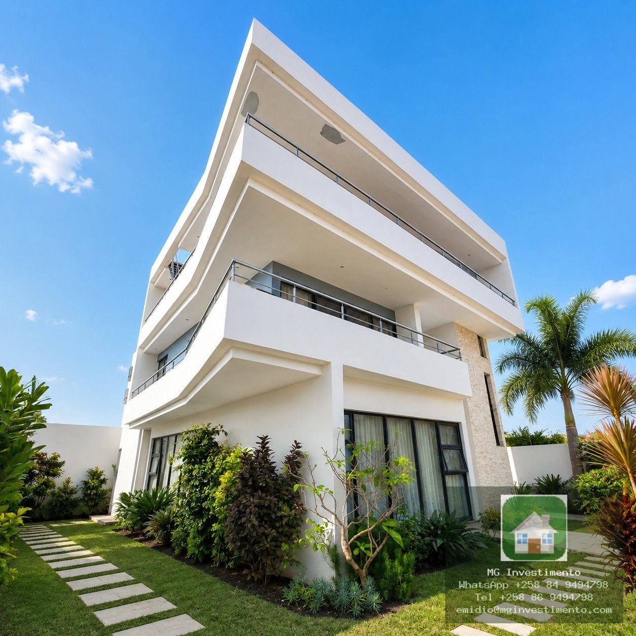 Vende-se ao preço de 45.000,000,00 MZN no Triunfo Costa sol,Maputo uma Moradia Triplex