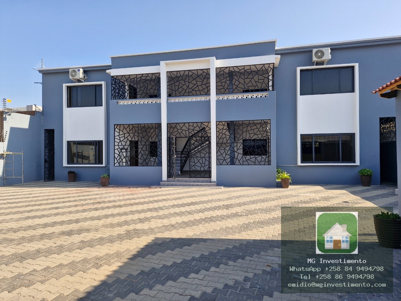 Arrenda-se ao preço de 30.000.00 MZN no Bairro de INTAKA apartamentos do tipo2 num condomínio novos por estrear.